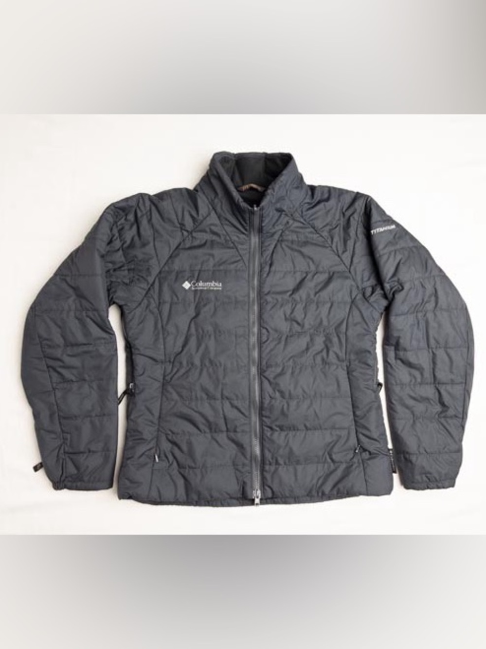 Columbia Women's Titanium Black Quilted Insulated Puffer Jacket